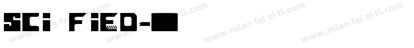 Sci Fied字体转换